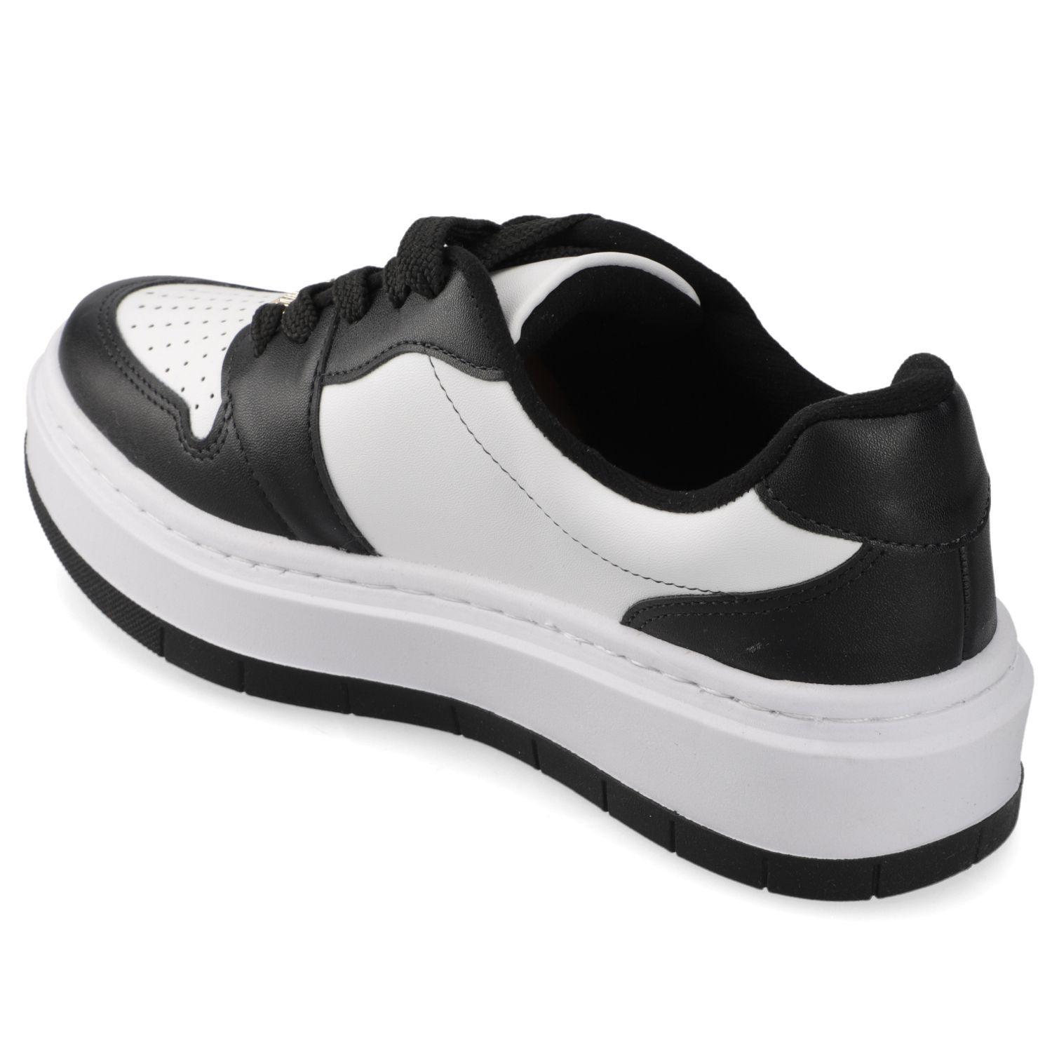 Zapatilla Casual Chunky Blanco y Negro Vizzano-3