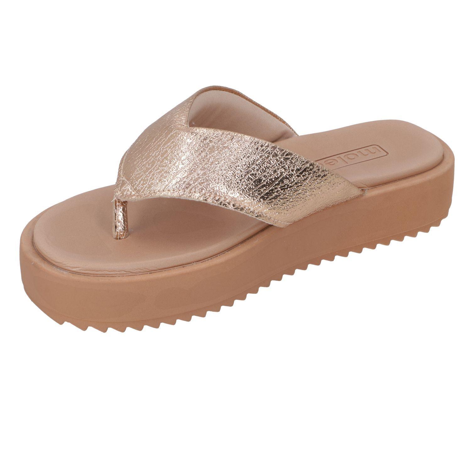 SANDALIA MUJER MOLECA ROSADO GOLD PLAYERA 5489-100-27054-56251-2