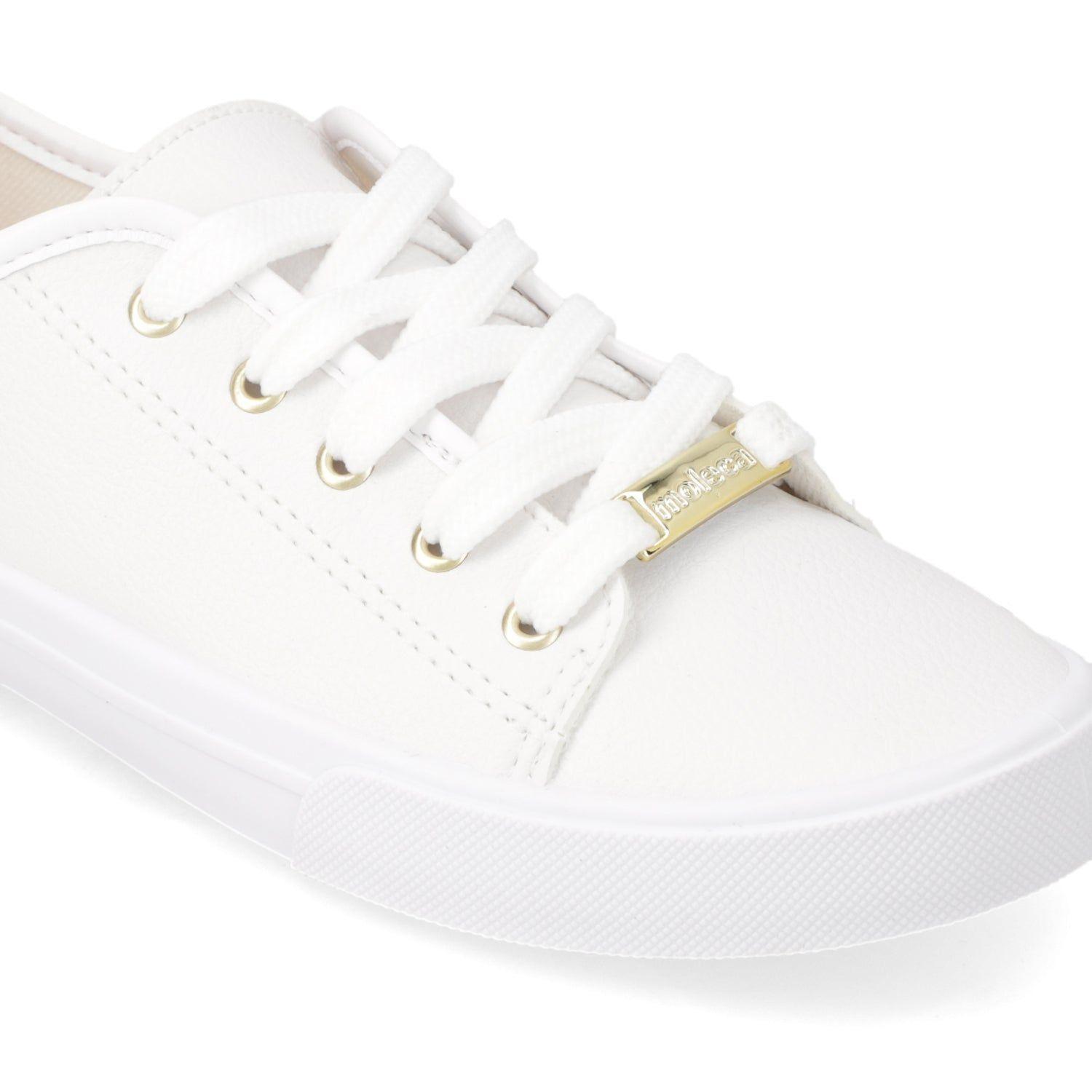 Zapatillas Casuales Mujer Blancas Moleca-5