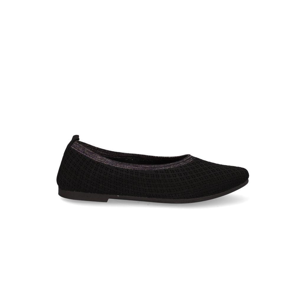 Ballerina Mujer Negro YJ23-6976 New Walk-0
