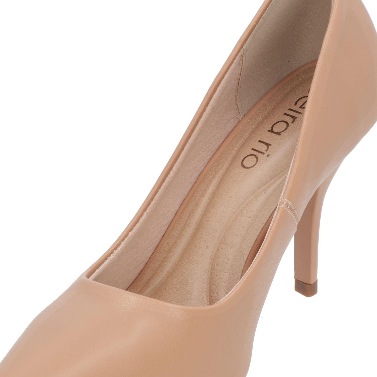 Stiletto Beira Rio Nude Taco 10 Cm-4