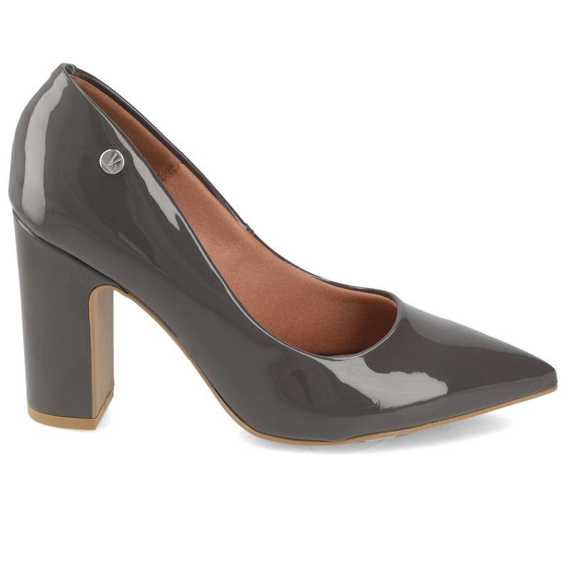 Zapato Taco Ancho Gris Vizzano-0