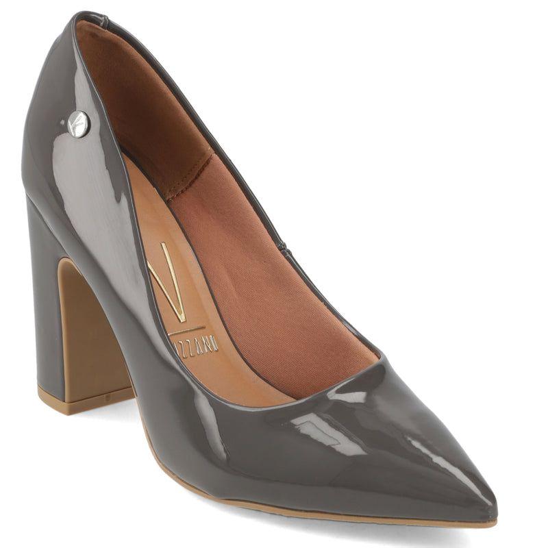 Zapato Taco Ancho Gris Vizzano-2