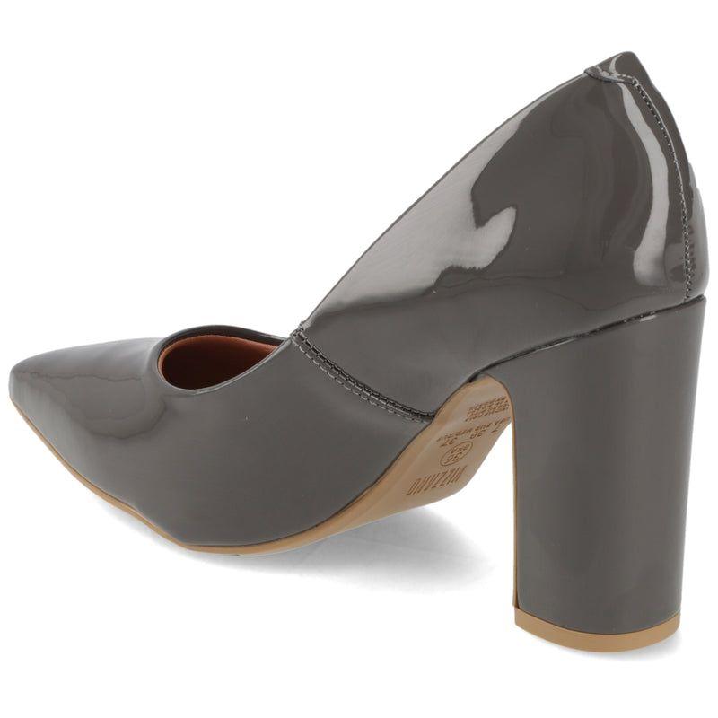 Zapato Taco Ancho Gris Vizzano-3