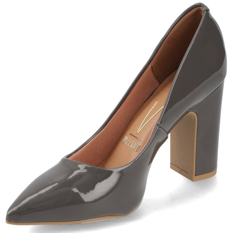 Zapato Taco Ancho Gris Vizzano-5