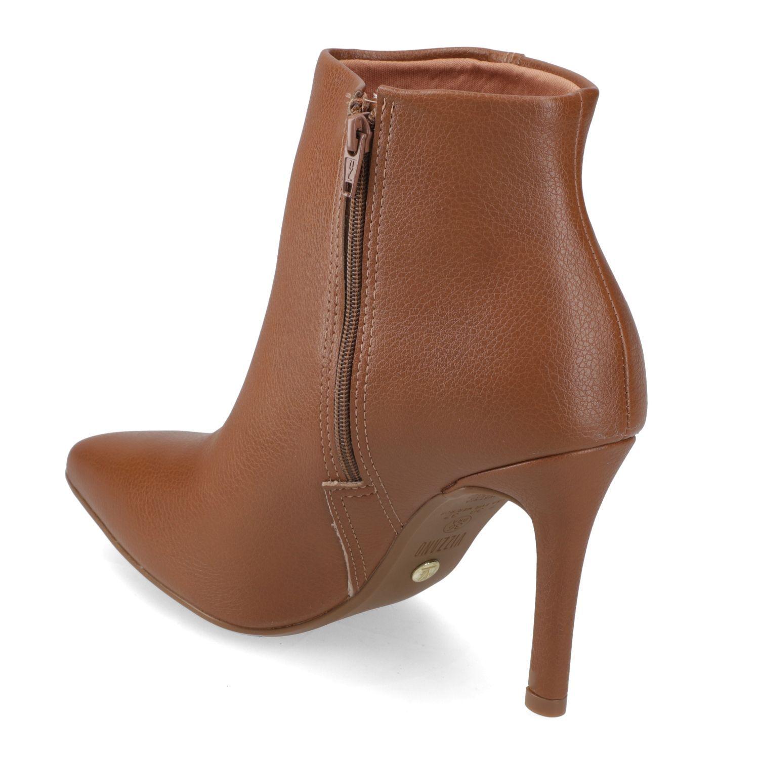 Botin Mujer Vizzano Taco Aguja 10 cm Camel -2
