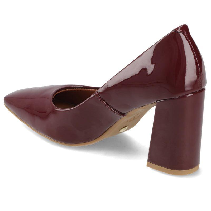 Zapato Taco Ancho Vino Vizzano-3