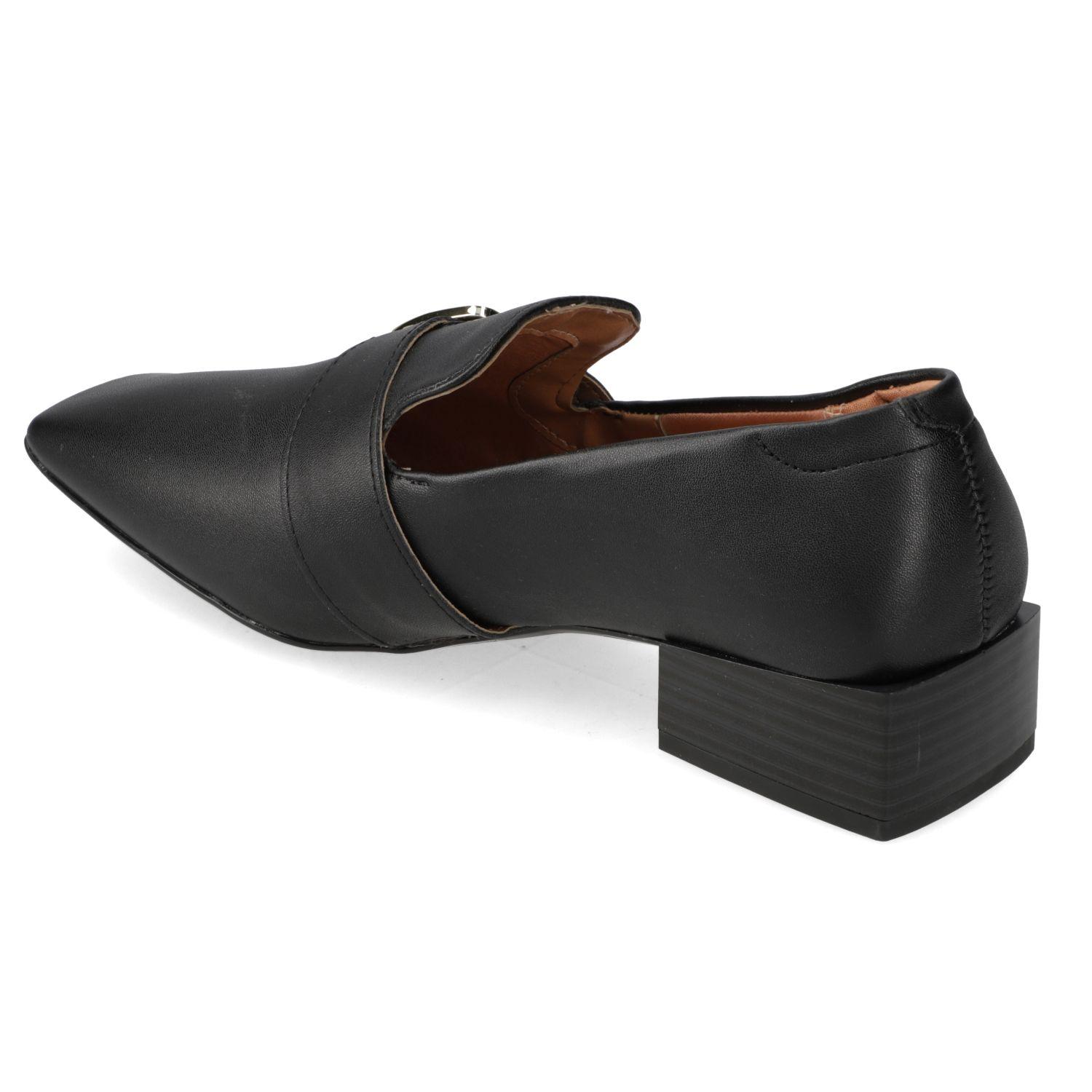 Mocasin Vizzano Negro Efecto Cuero  Negro Pelica-3