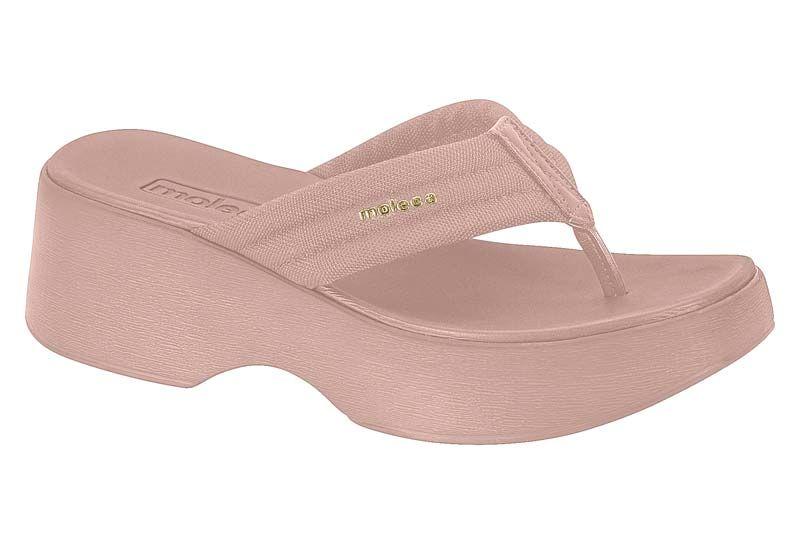 Sandalia Plana Moleca Rosado 15415-5