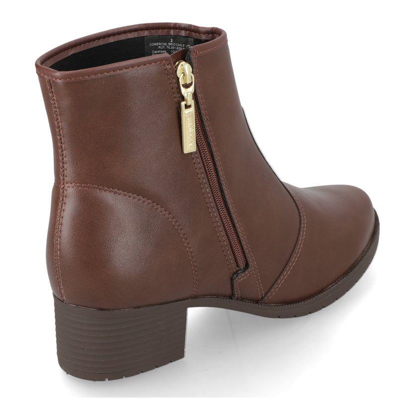 Botin Mujer Moleca Café-4