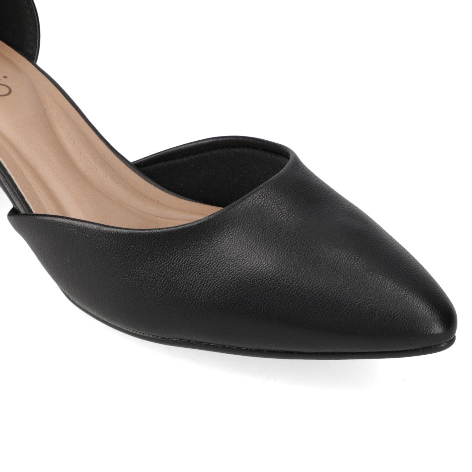Stiletto Beira Rio Negro Taco Ancho 5 Cm-5