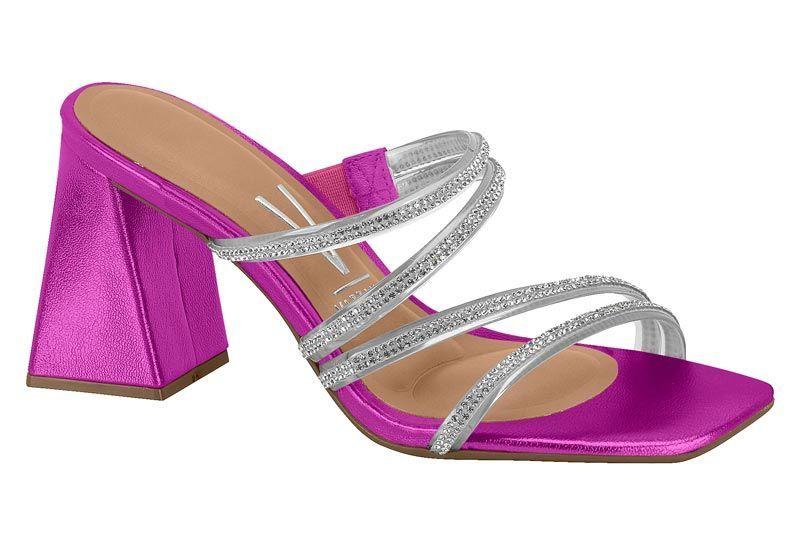 Sandalia Taco Vizzano Fucsia 10547-0