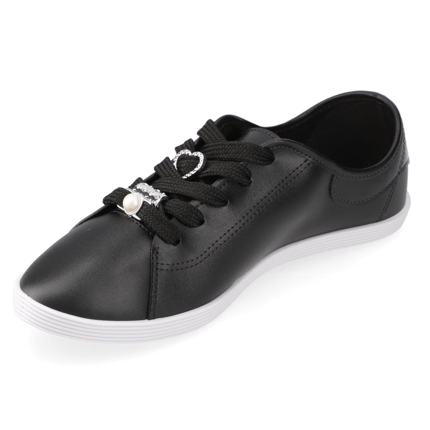 Zapatilla Casual Negro Beira Rio con Detalle en Cordones-2
