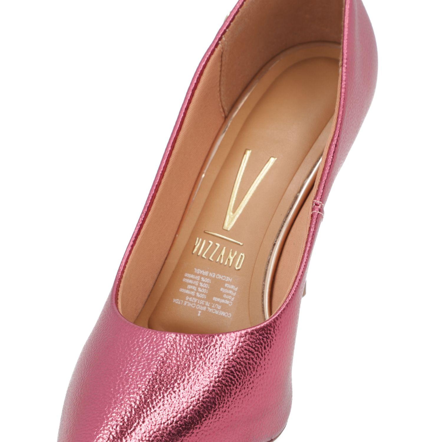 Stiletto Vizzano Rosado Taco 10 Cm-4