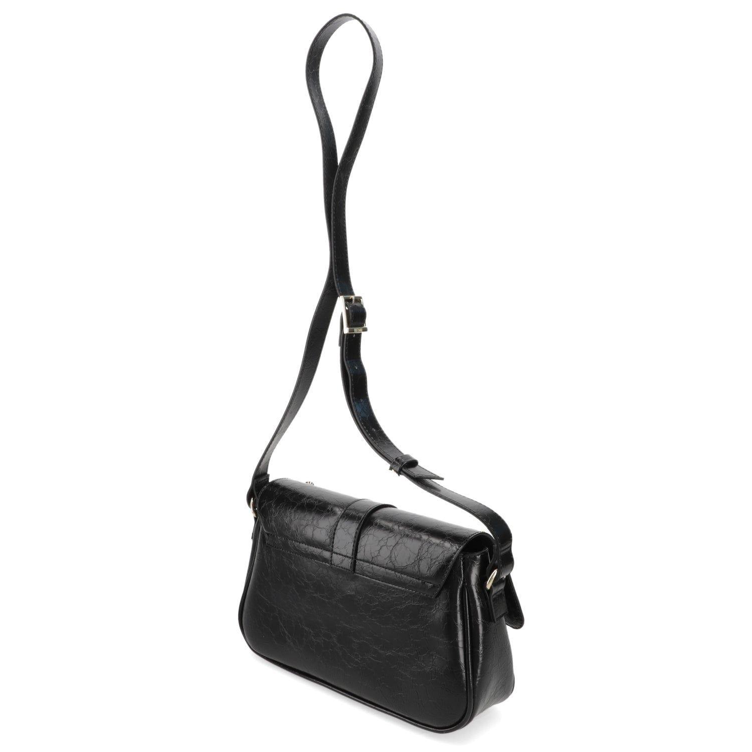 Cartera Vizzano Negra con Hebilla Dorada y Tachas Decorativas-3