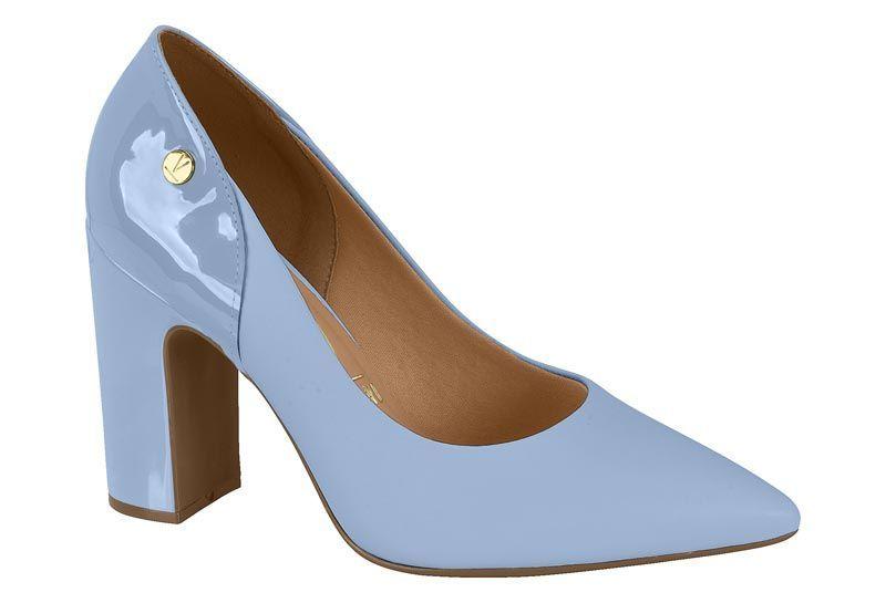 Zapato Mujer Taco Cuadrado Azul 1285-431- Vizzano-0