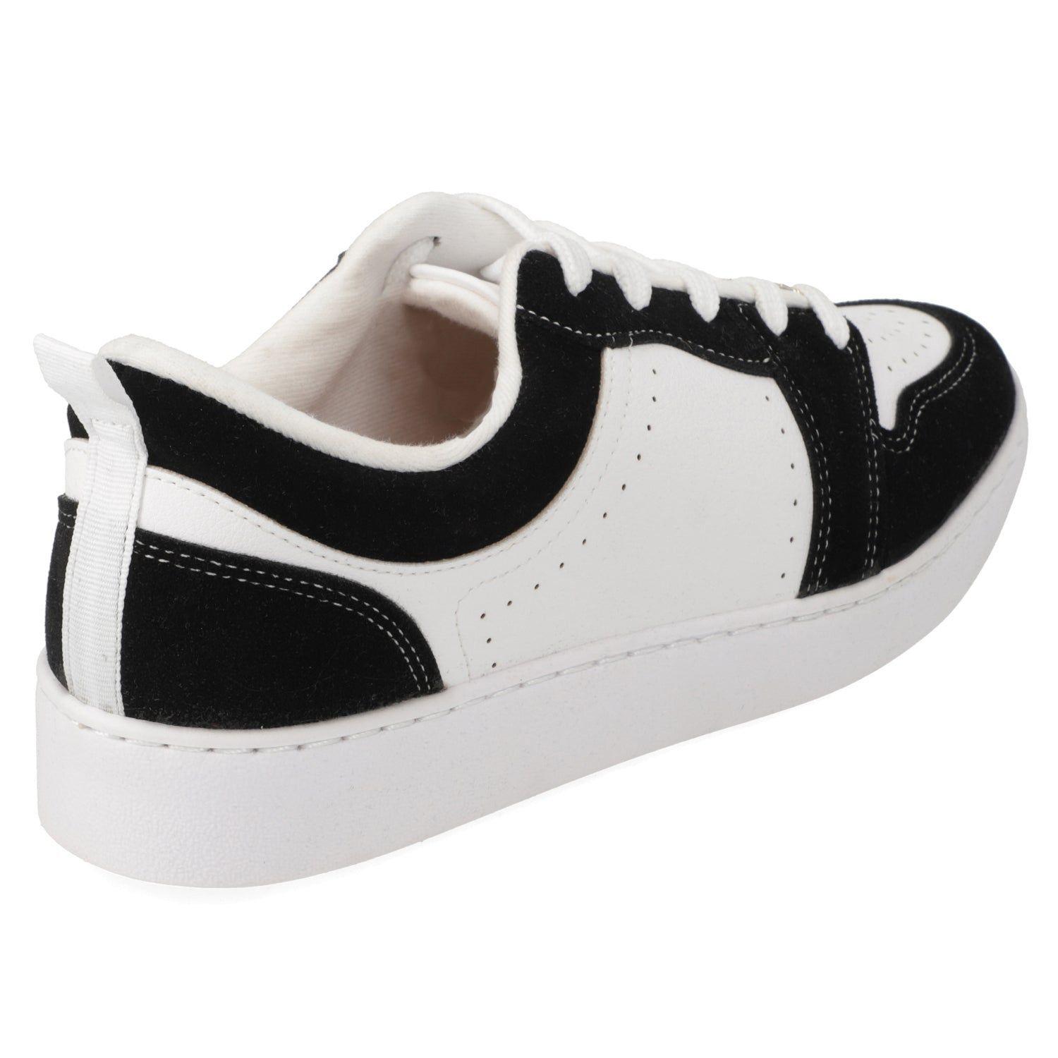 Zapatilla Mujer Vizzano Blanca con Negro-4