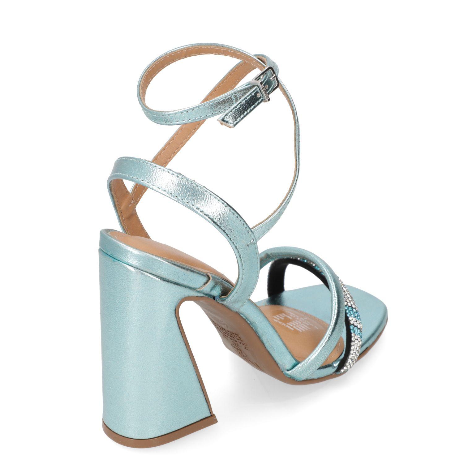 Sandalia Taco Vizzano Turquesa 13465-3