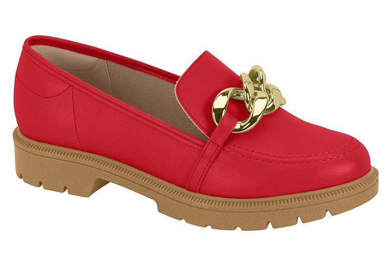 Mocasin Beira Rio Rojo Efecto Cuero-0