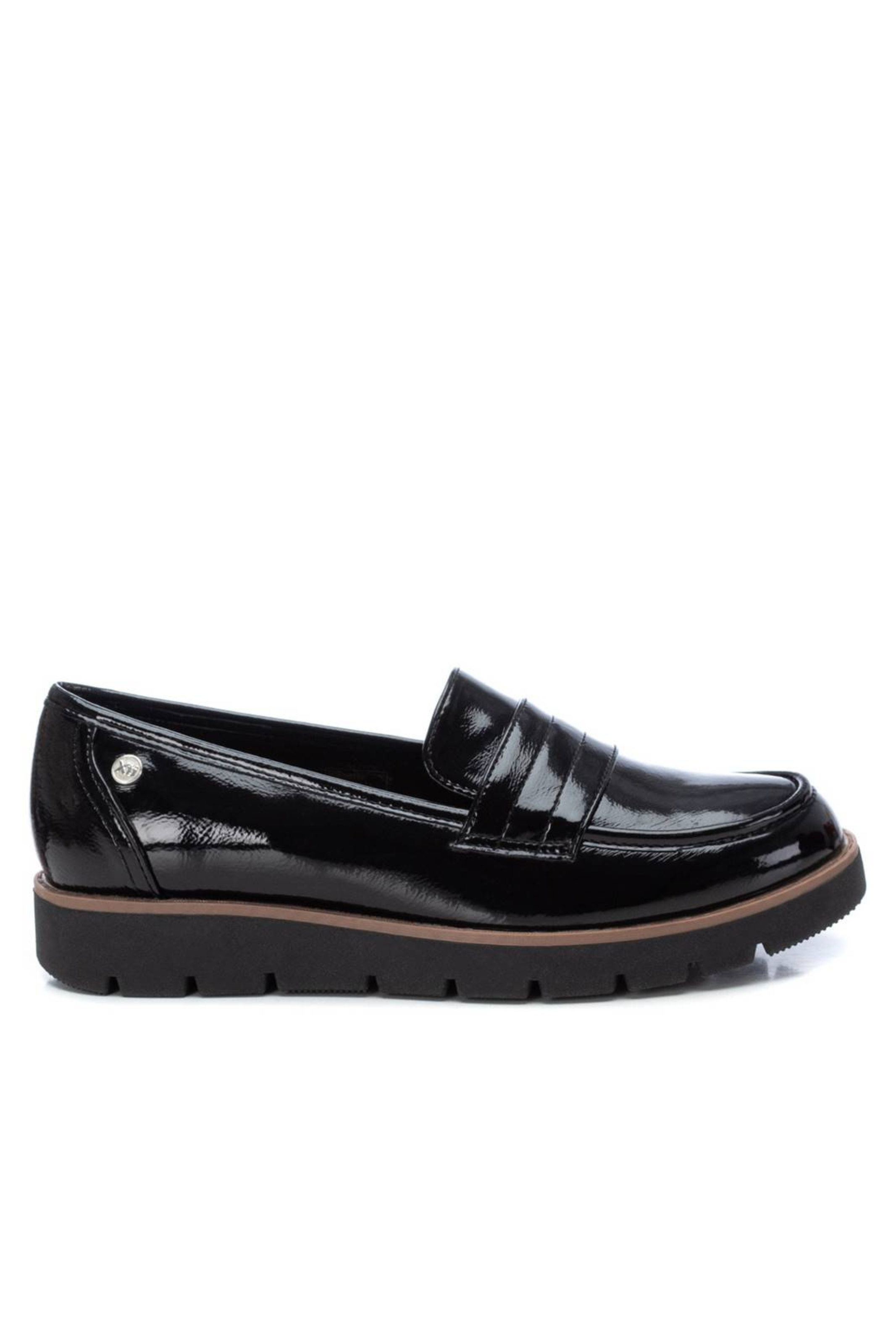 Mocasin Mujer Charol Negro 142099-NE XTI-0