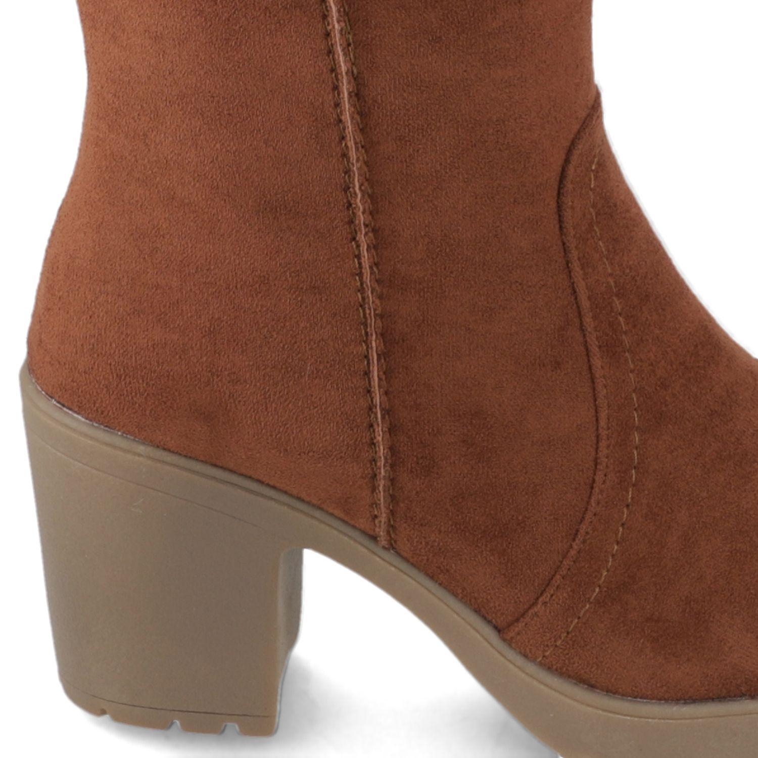 Bota Suede Café Alquimia-5