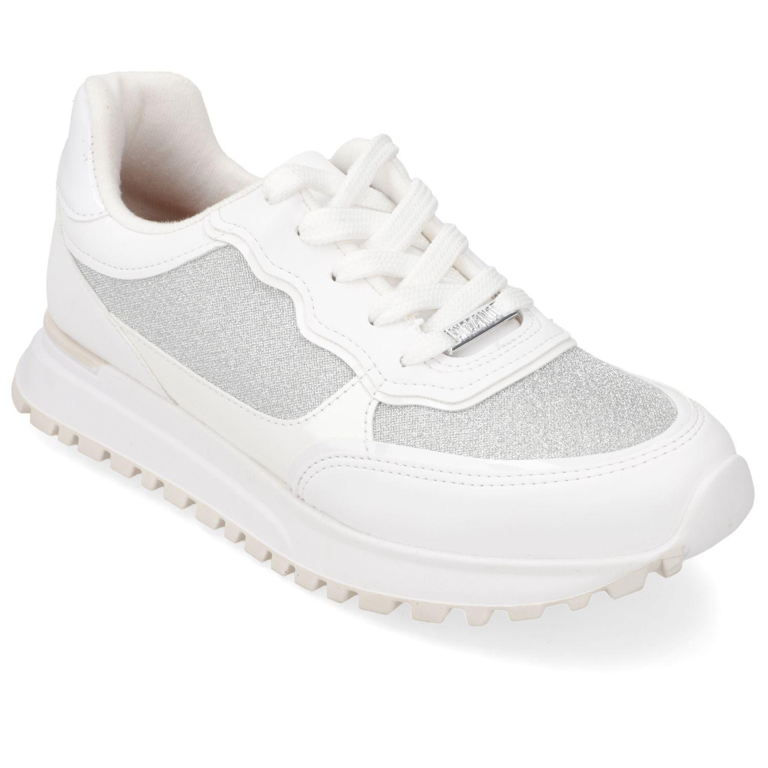 Zapatilla Casual Vizzano Blanco Efecto Cuero  Plata/Blanco Tela Shine Paris/Verniz Prem/Pelica-0