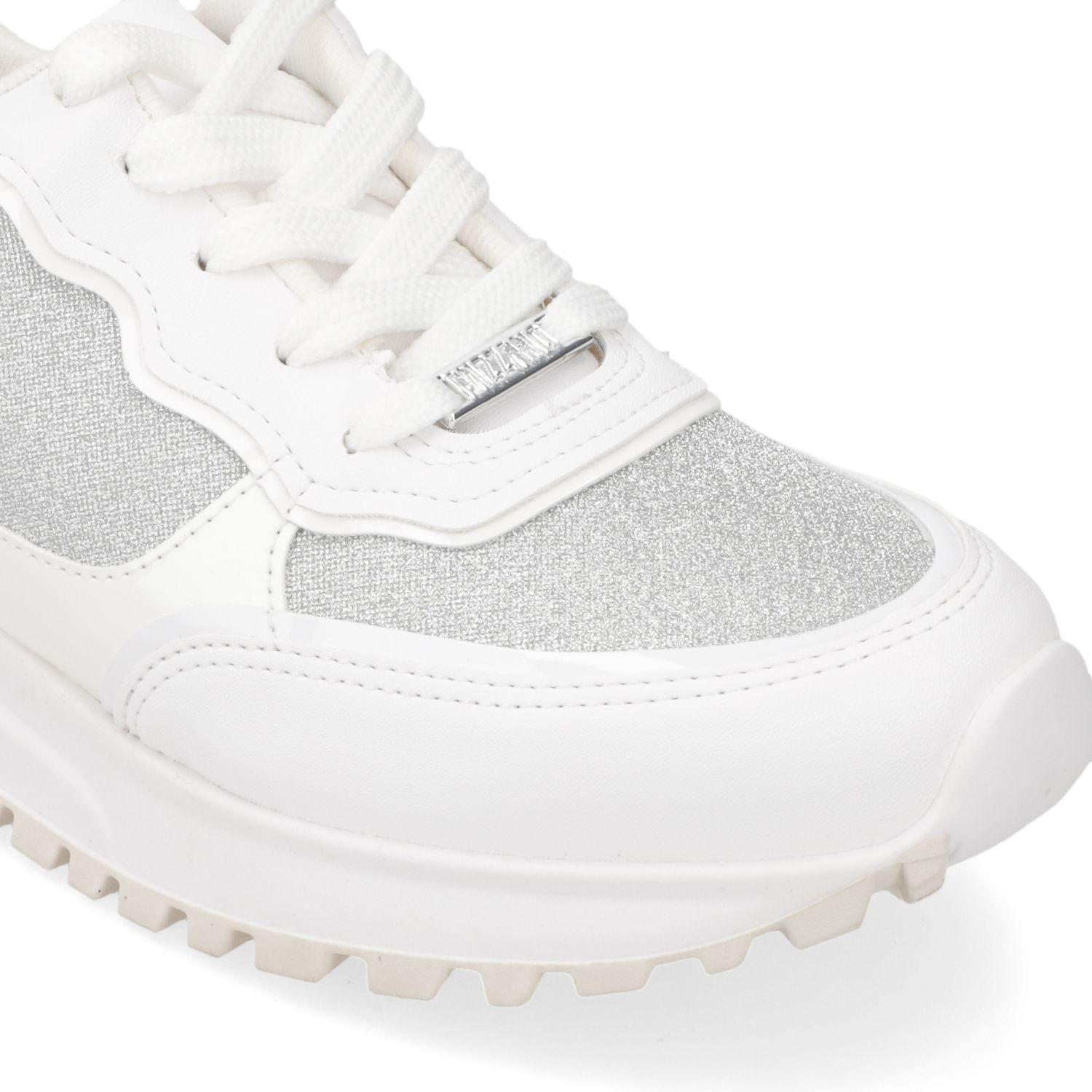 Zapatilla Casual Vizzano Blanco Efecto Cuero  Plata/Blanco Tela Shine Paris/Verniz Prem/Pelica-5