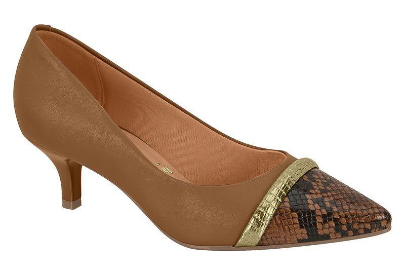 Zapato Mujer Taco Aguja Stiletto Camel 1122-878- Vizzano-0