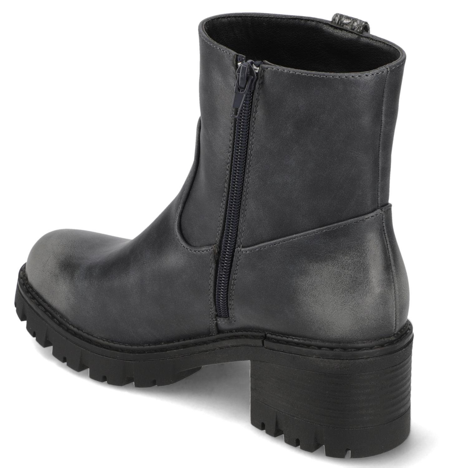 Botín Mujer  Chunky New Walk Negro-3