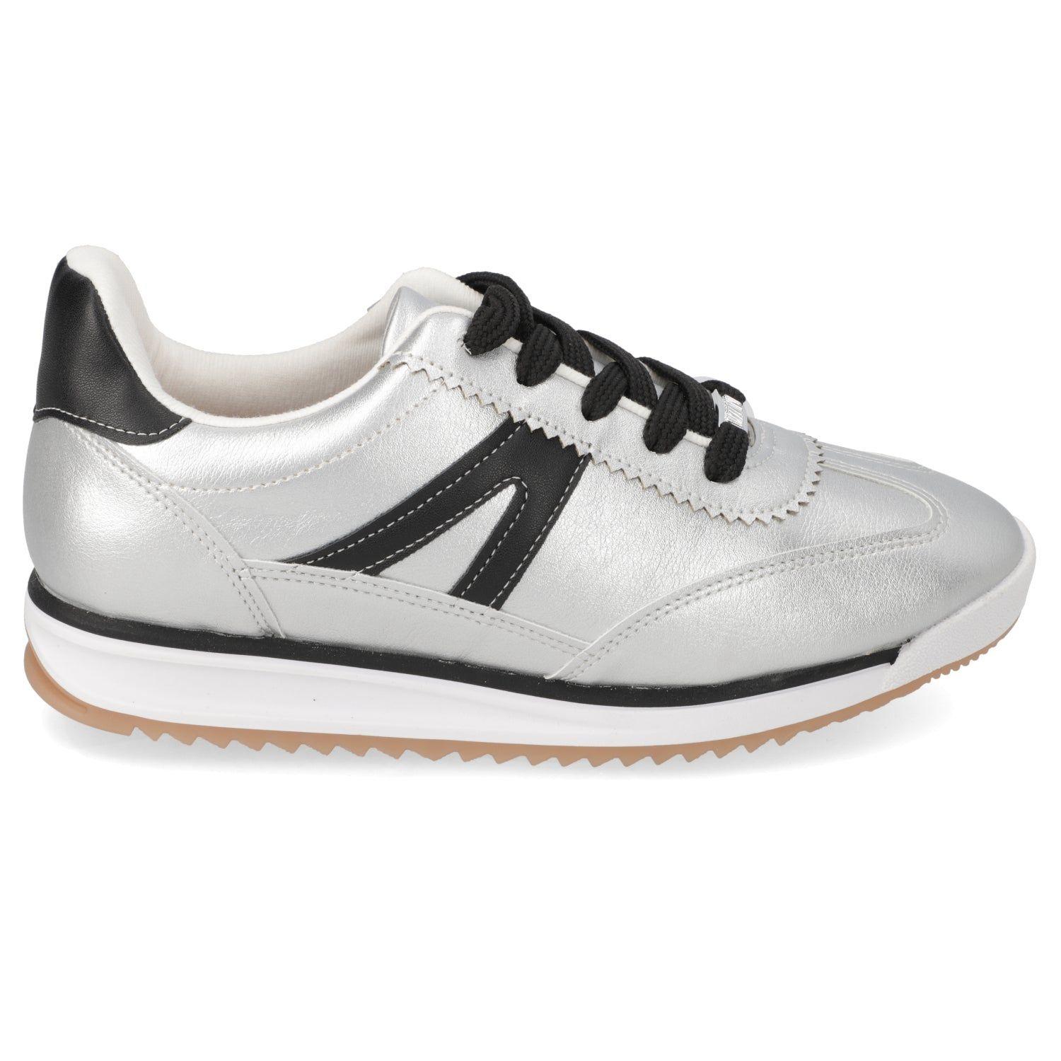 Zapatillas Casuales Plateadas Vizzano-0
