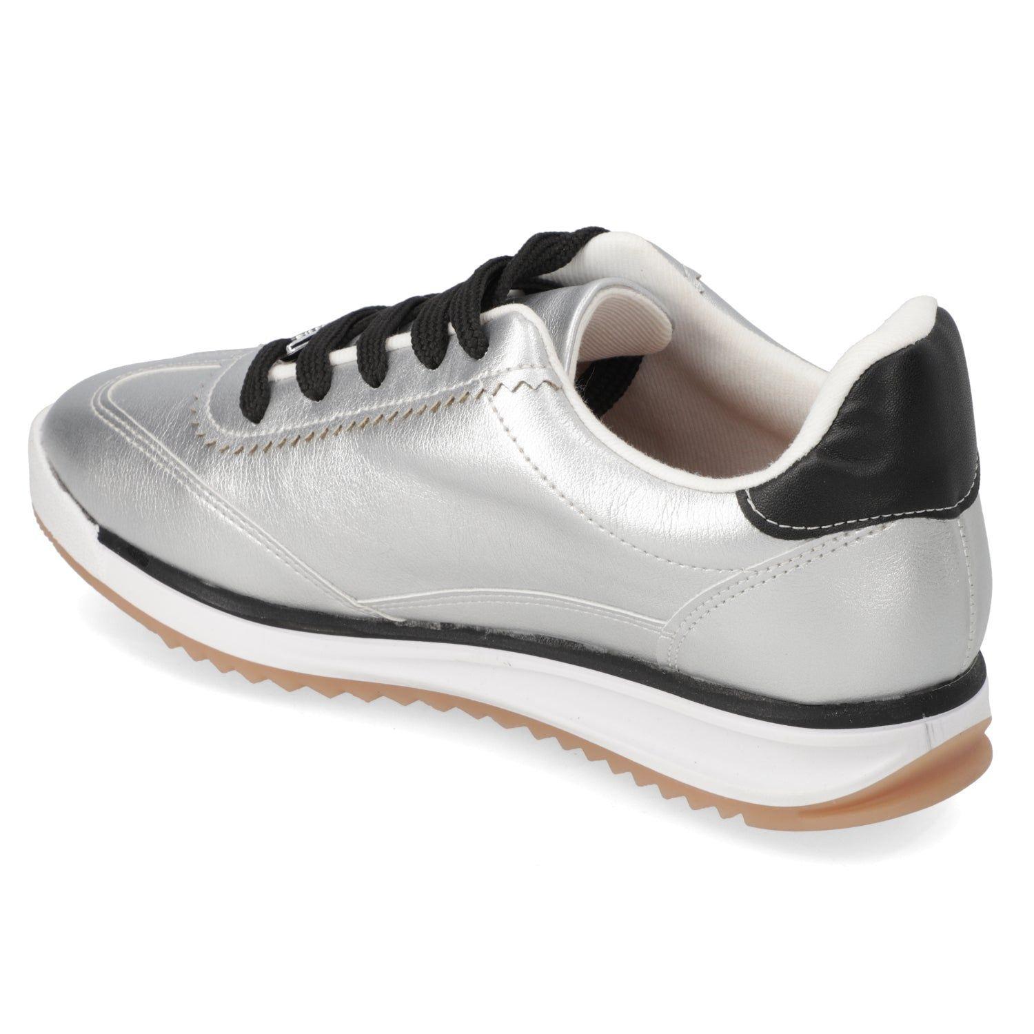 Zapatillas Casuales Plateadas Vizzano-4