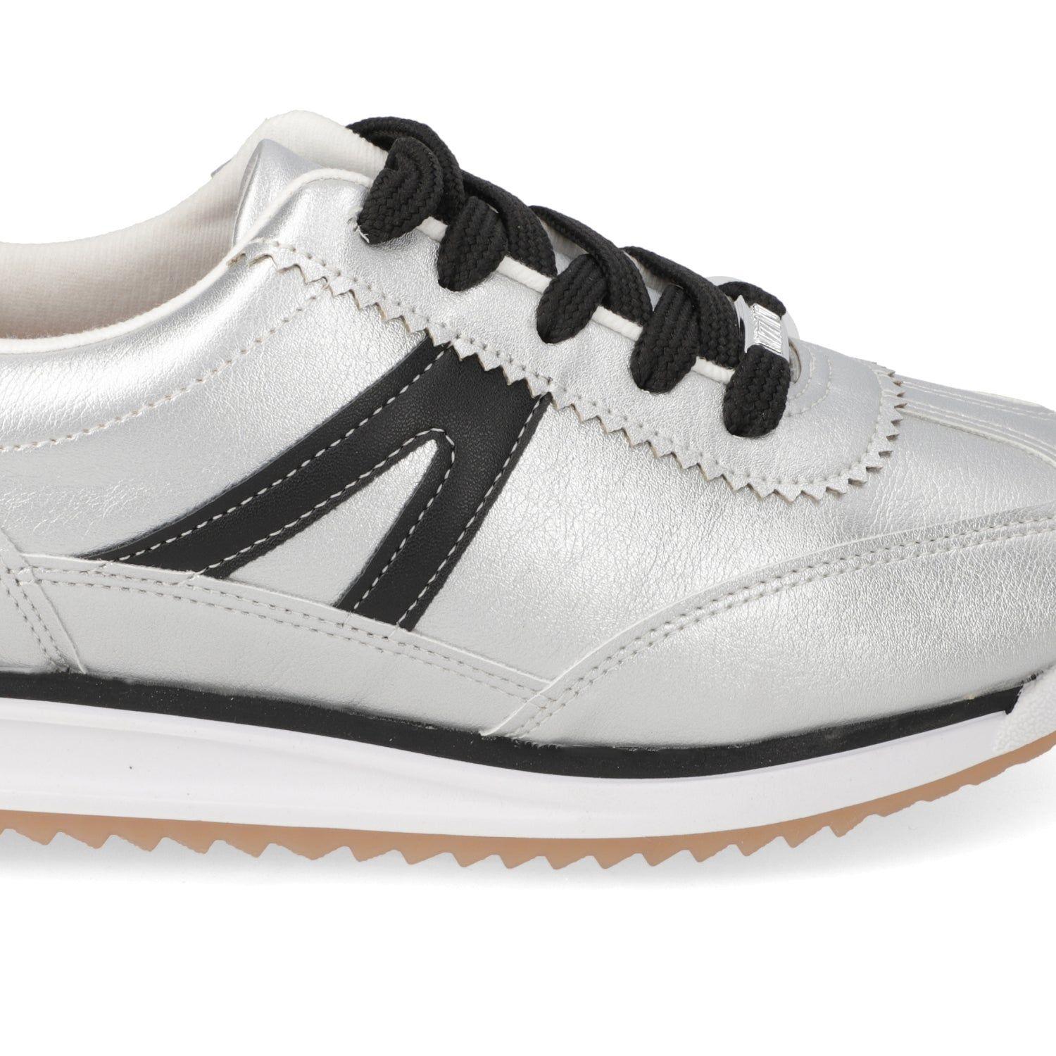 Zapatillas Casuales Plateadas Vizzano-5