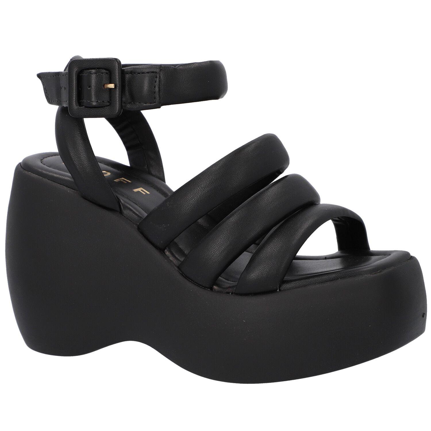 Sandalia Taco New Walk Plata 15697-0