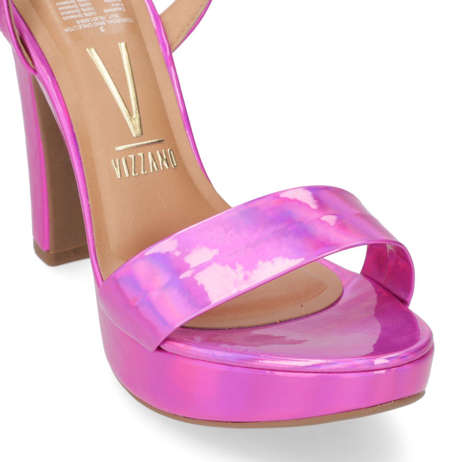 Sandalia Taco Vizzano Fucsia 12027-4