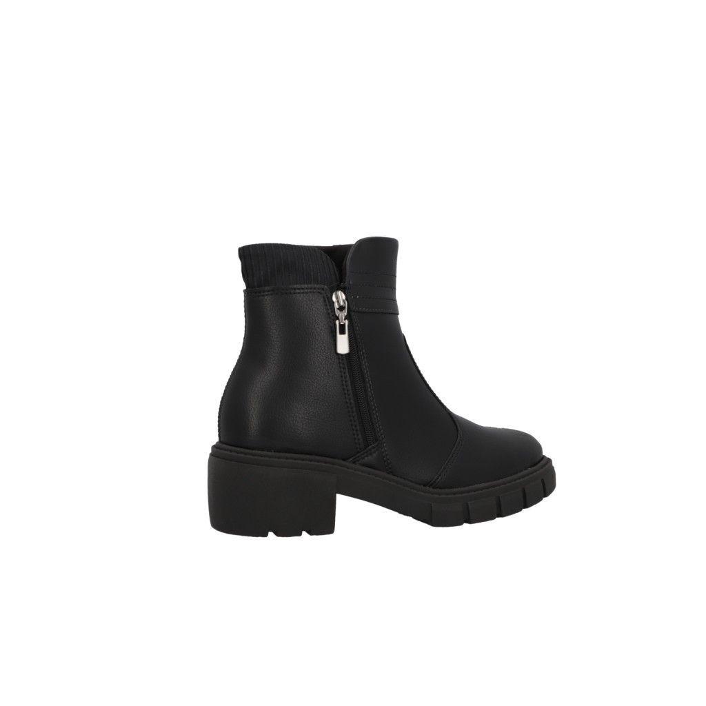 Botin Mujer Negro 9077-211- Beira Rio-4