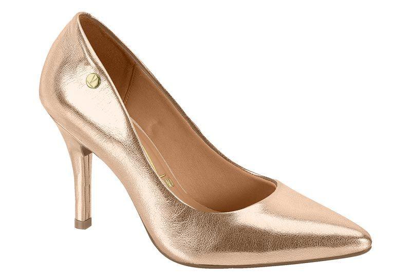 Zapato Mujer Taco Aguja Stiletto Oro Rosa 1184-1501 Vizzano-0