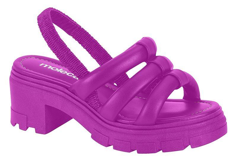 Sandalia Taco Moleca Morado 10916-6