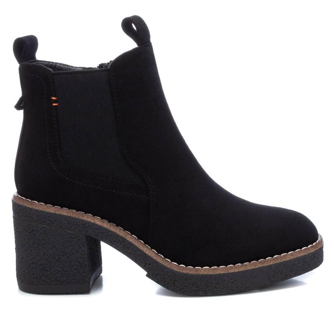 Botin Mujer Gamuza Negro 170990-NE Refresh-0