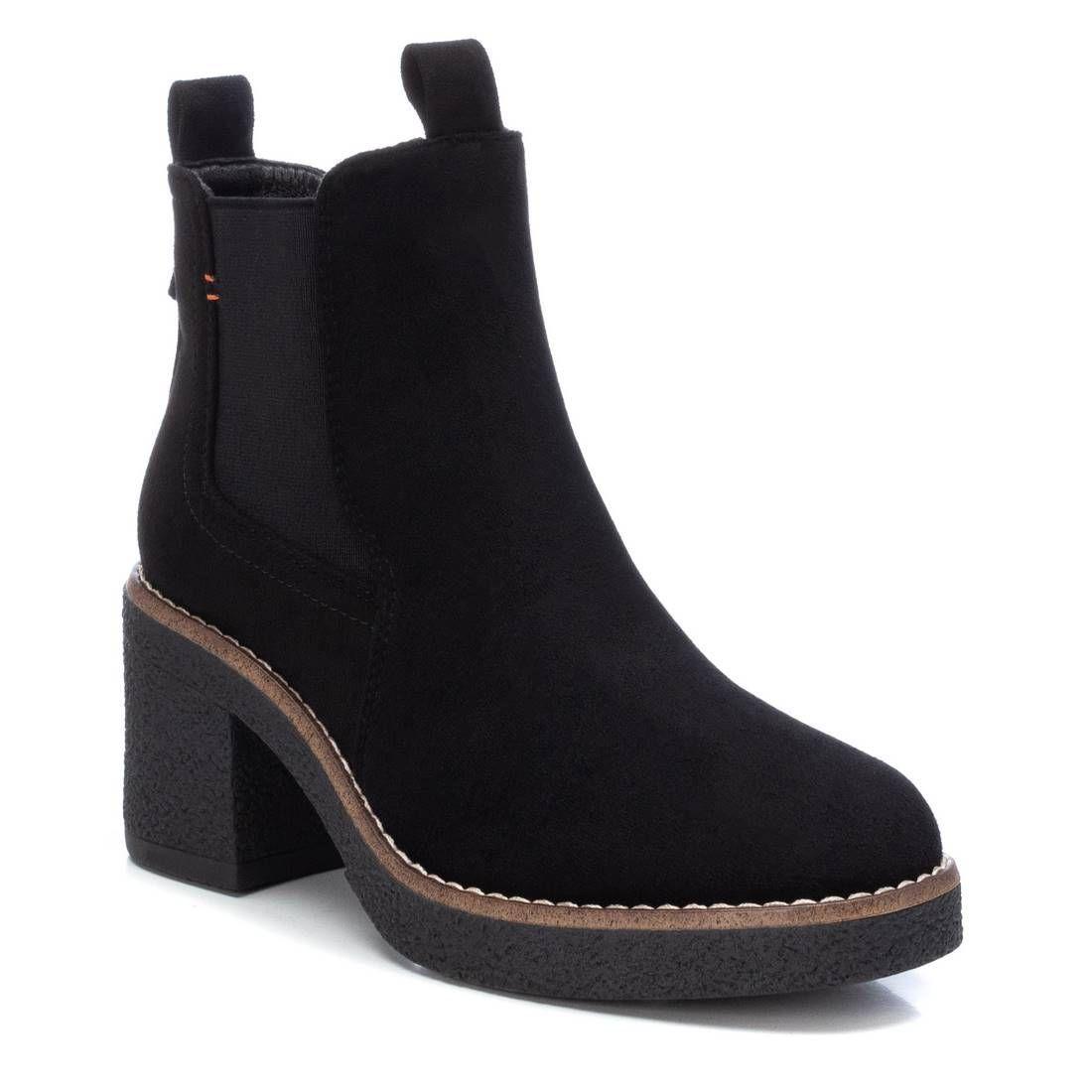 Botin Mujer Gamuza Negro 170990-NE Refresh-2