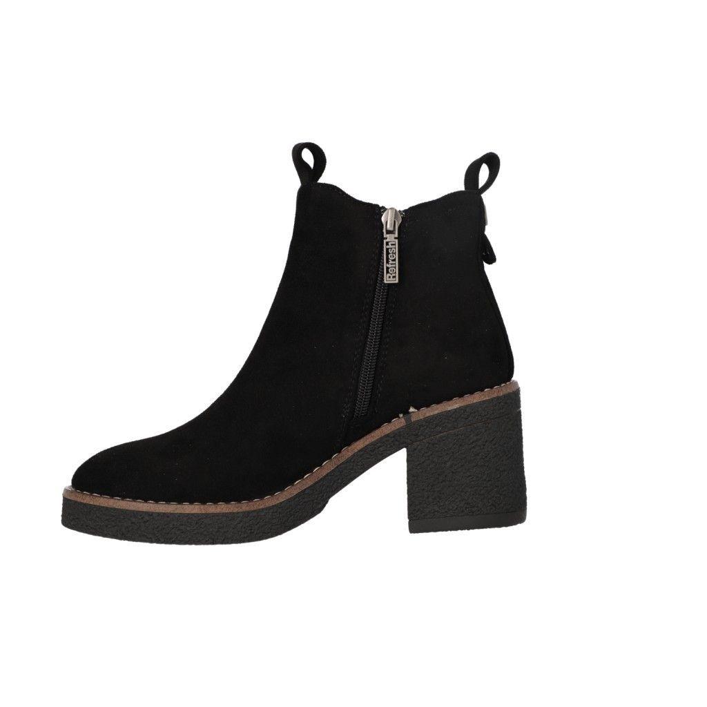Botin Mujer Gamuza Negro 170990-NE Refresh-3
