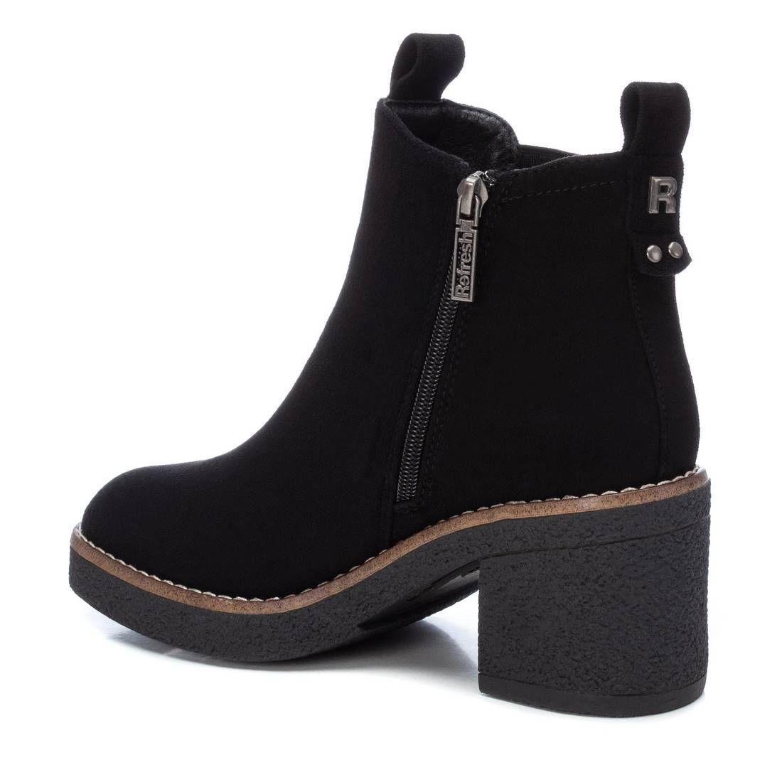 Botin Mujer Gamuza Negro 170990-NE Refresh-4