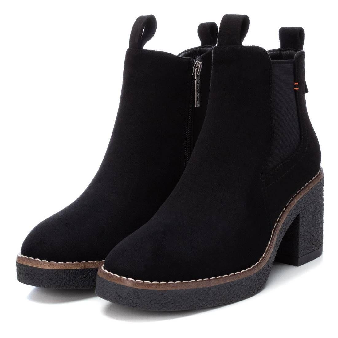Botin Mujer Gamuza Negro 170990-NE Refresh-5