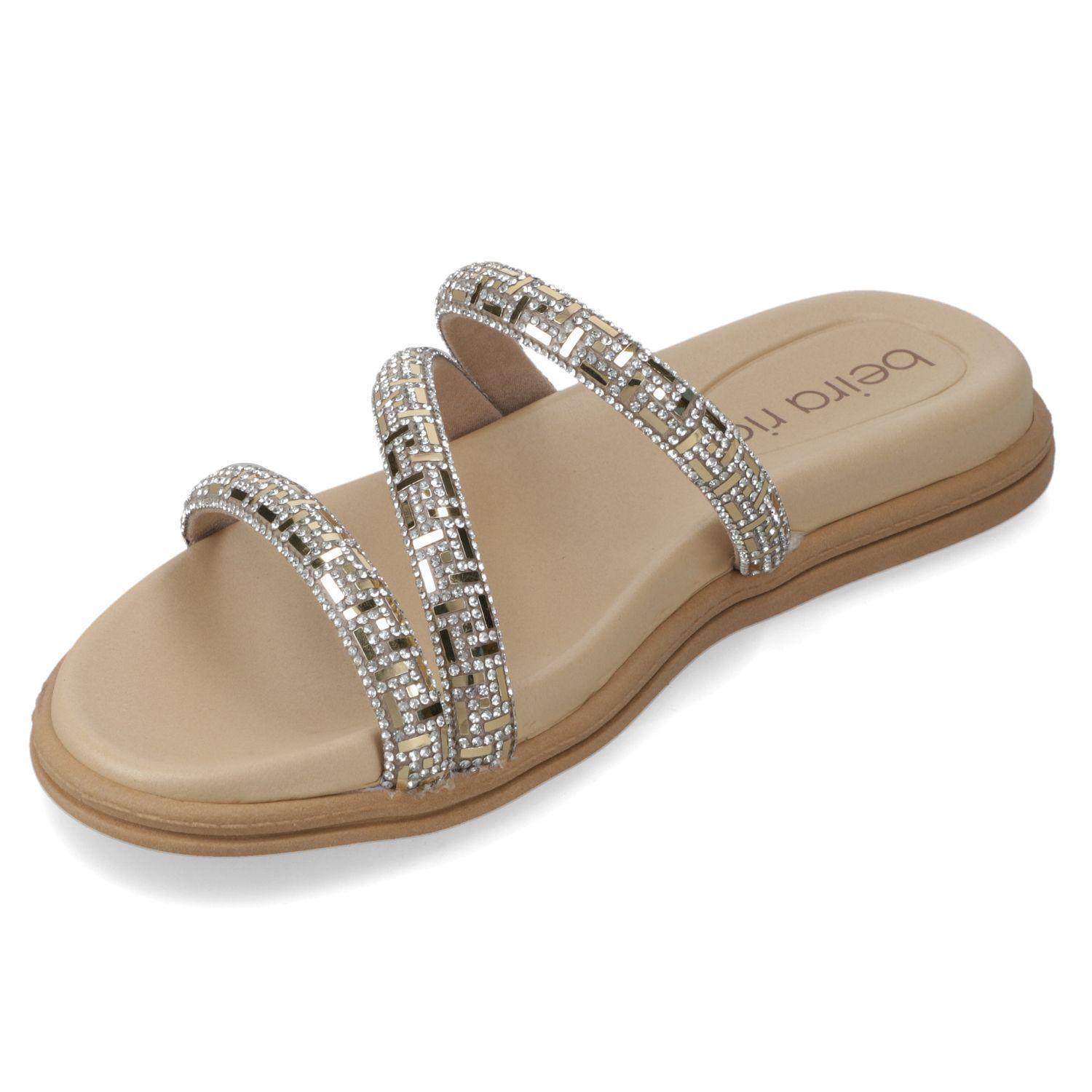 Sandalia Plana Beira Rio Nude 15584-2