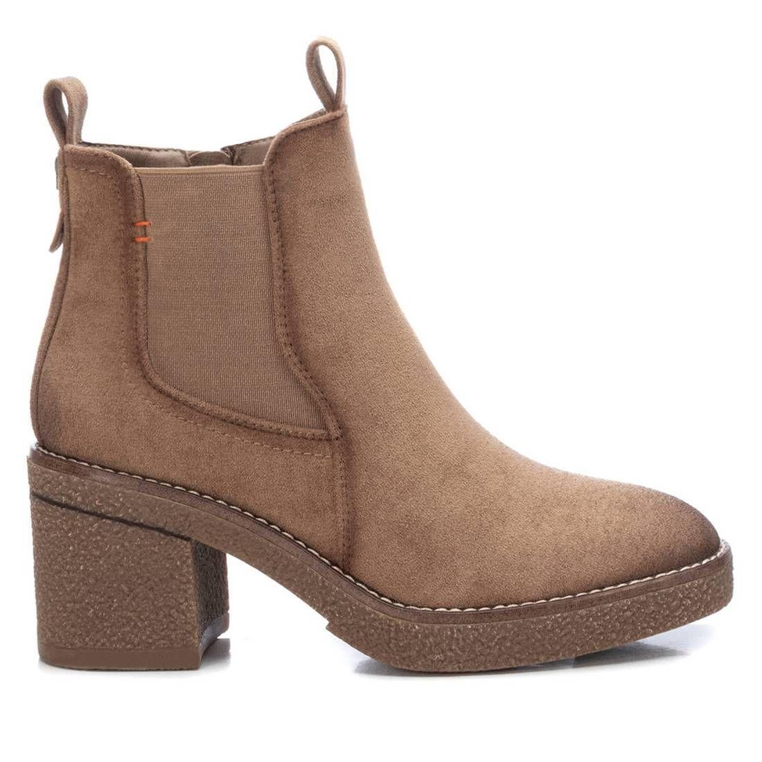 Botin Mujer Gamuza Beige 170990-TA Refresh-0