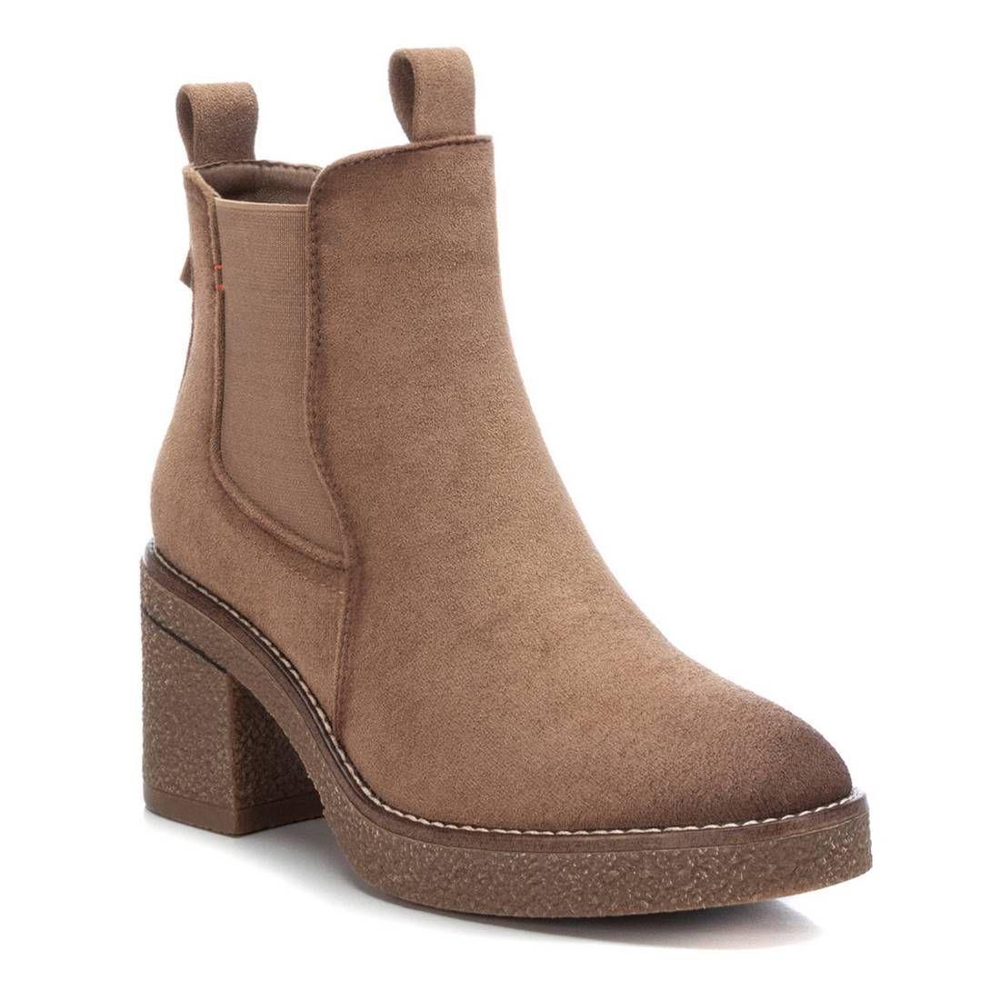 Botin Mujer Gamuza Beige 170990-TA Refresh-2