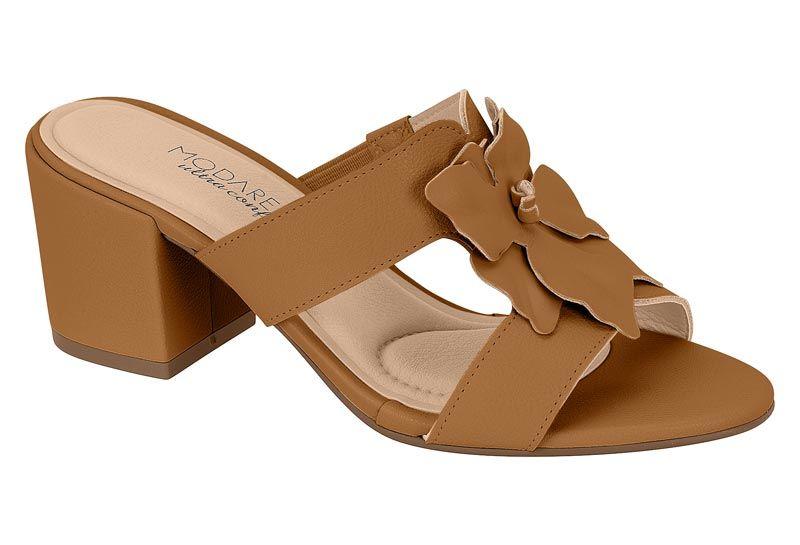 Sandalia Taco Modare Camel 15469-5