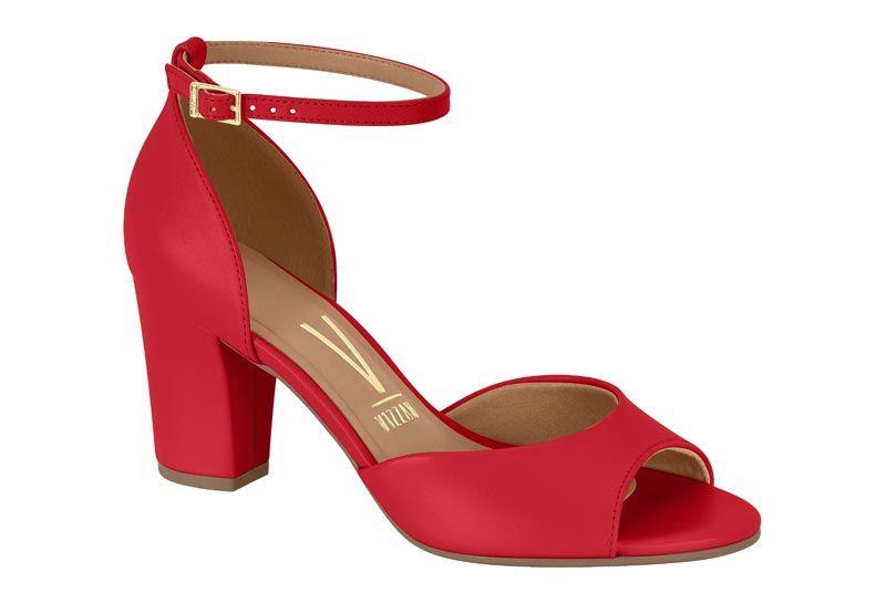 Sandalia Taco Vizzano Rojo 16229-6