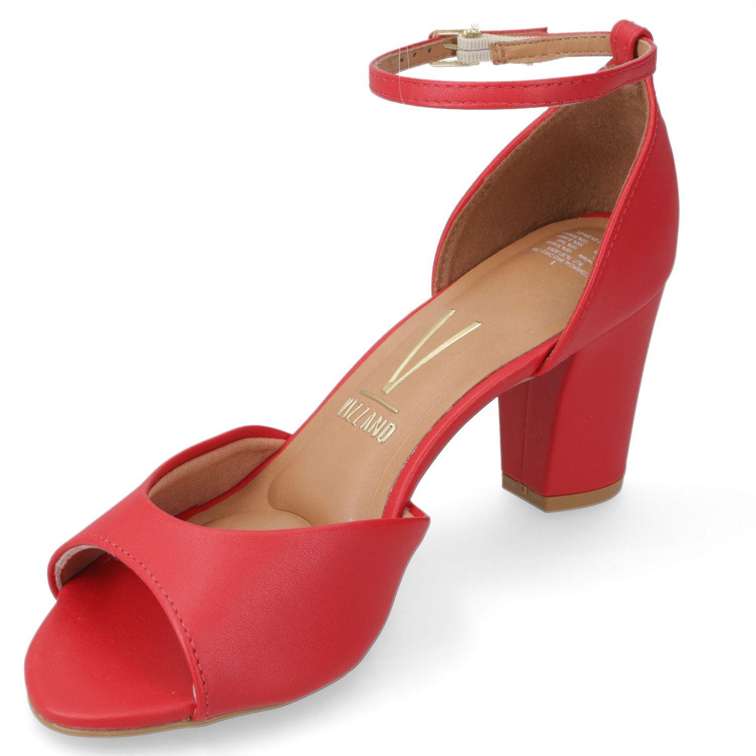 Sandalia Taco Vizzano Rojo 16229-2