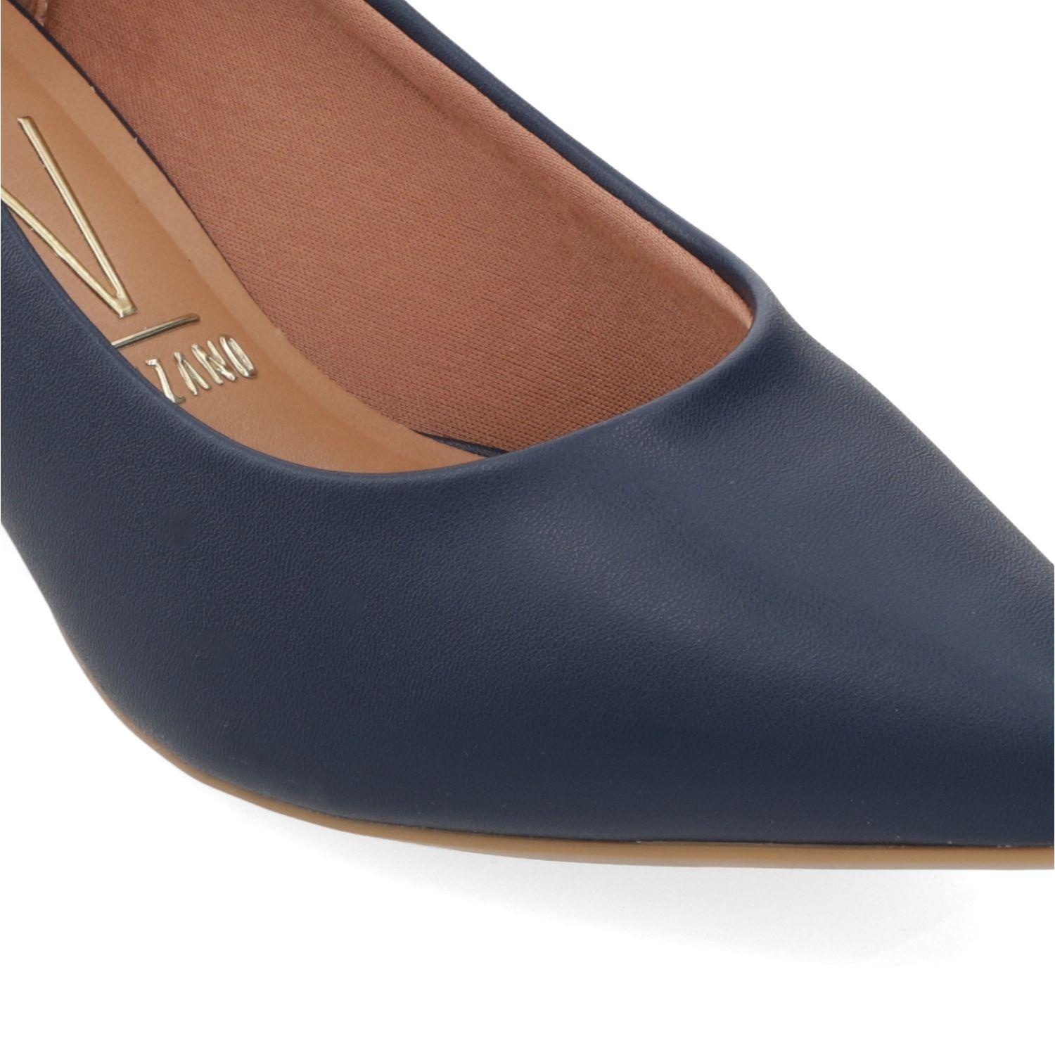 Zapato Taco Vizzano Azul Marino Taco 5 Cm-5