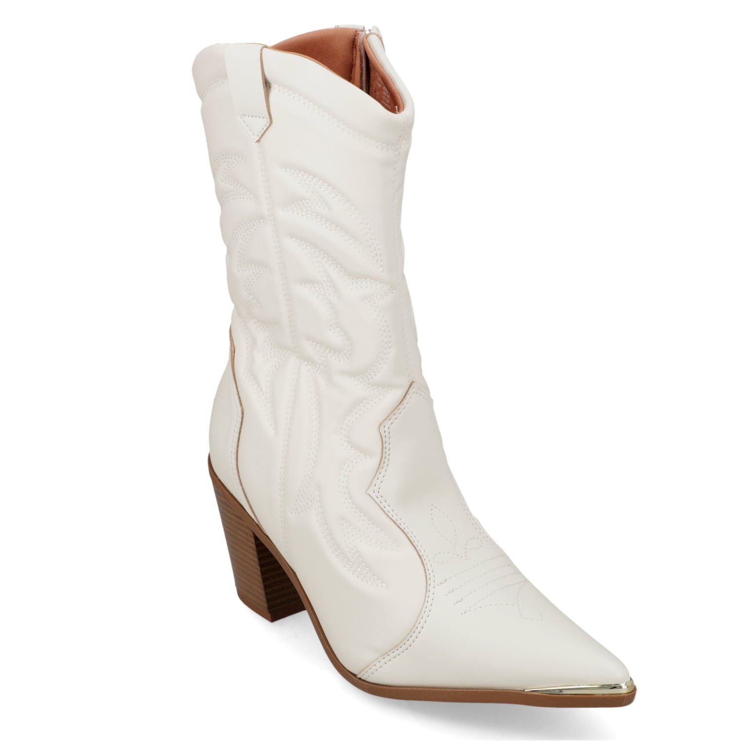 Bota Texana Blanca OFF Vizzano-0